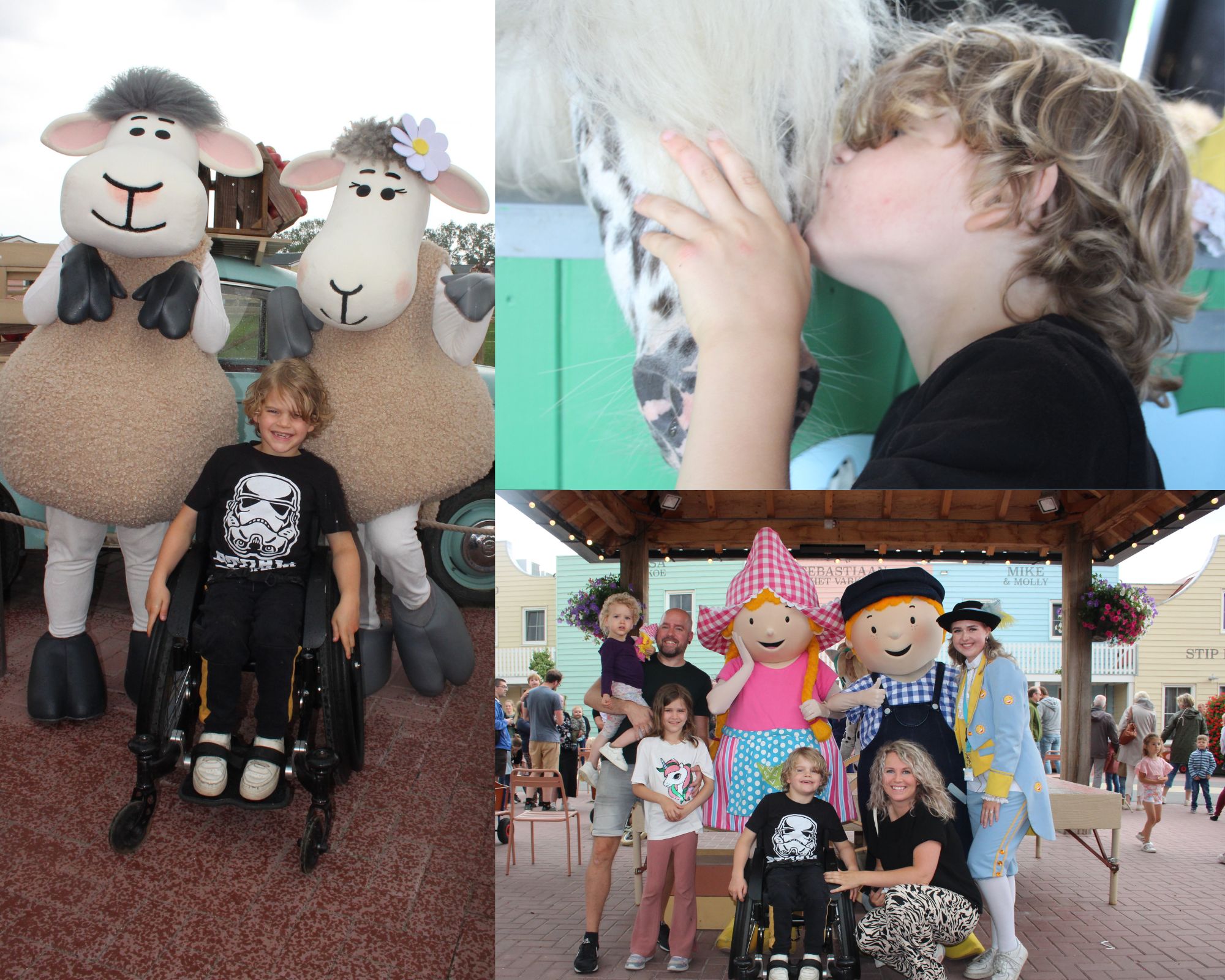 Bodhi collage lach voor een dag