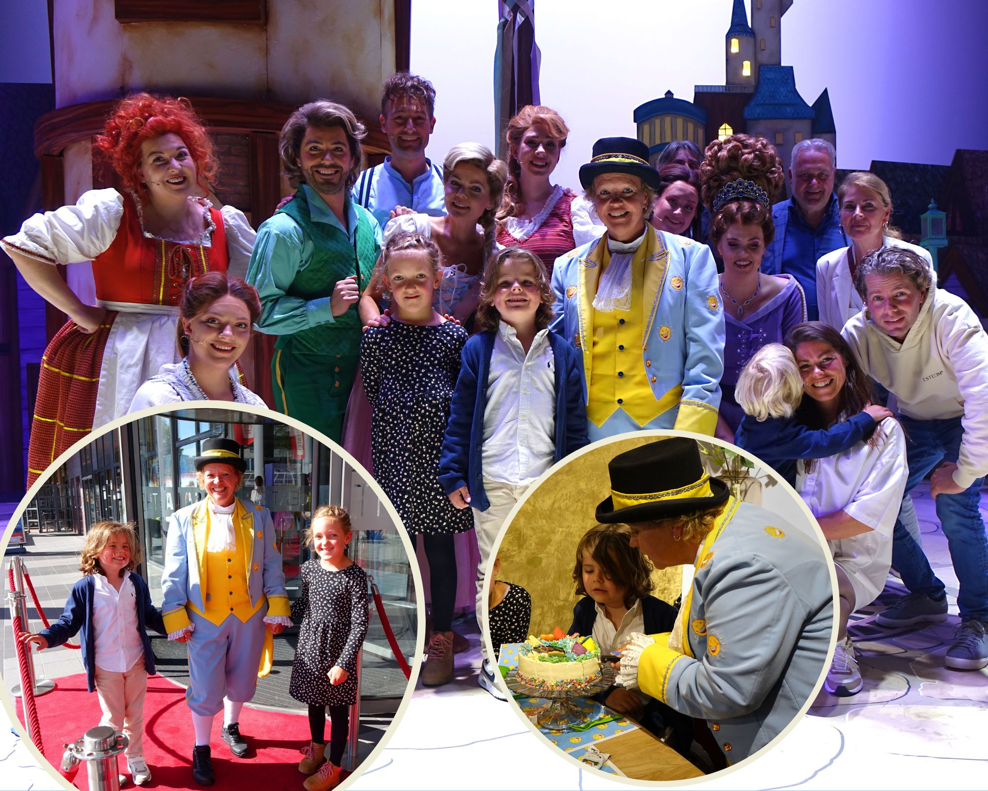 Mika fotocollage lach voor een dag